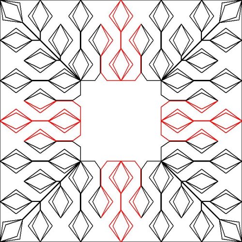 (image for) Teddies Diamonds_border and corner-L06379