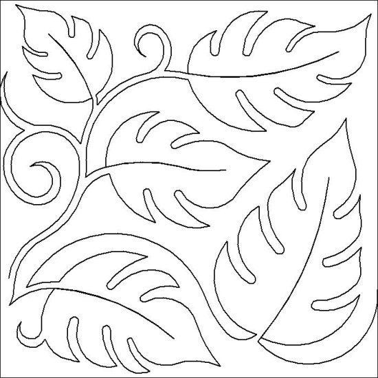 (image for) Tropical Leaf and Curl 4_e2e-L06893