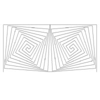 (image for) Twisted Spiral Square Simple E2E-L03990*