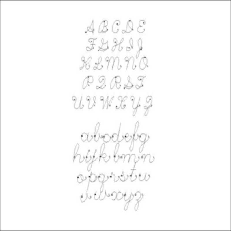 Single line Cursive alphabet-L00784 - $35.00 : It's A Quilt Thing ...